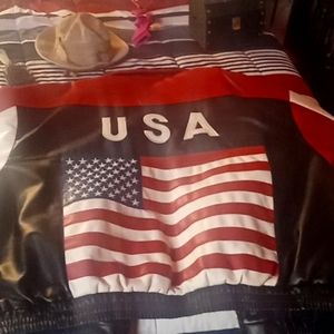 Mens USA leather jacket size XXL
